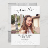 Ankündigung des modernen Abschlusses (Vorne/Hinten)