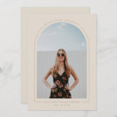 Ankündigung des modernen Abschlusses Arch (Vorne/Hinten)