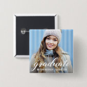 Ankündigung des modernen Abschlusses | FOTO Button (Vorne & Hinten)