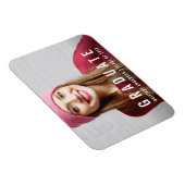 Ankündigung des modernen Abschlusses Foto W Magnet (Rechte Seite)