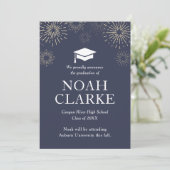 Ankündigung des modernen Abschlusses für Feuerwerk (Stehend Vorderseite)