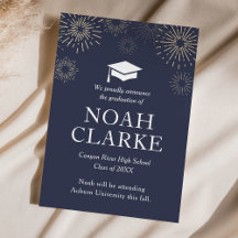 Ankündigung des modernen Abschlusses für Feuerwerk