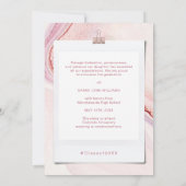 Ankündigung des modernen Abschlusses Typografie (Rückseite)