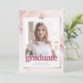 Ankündigung des modernen Abschlusses Typografie (Stehend Vorderseite)