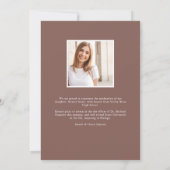 Ankündigung des modernen Arch Foto Abschluss (Rückseite)