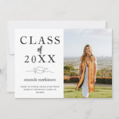 Ankündigung des modernen Basic 3 Foto Abschlusses (Vorderseite)