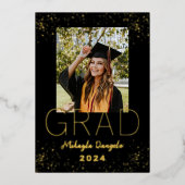 Ankündigung des modernen Black Gold Abschluss Foil (Vorderseite)