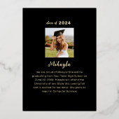 Ankündigung des modernen Black Gold Abschluss Foil (Rückseite)