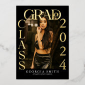 Ankündigung des modernen Boho Arch Foto Abschluss (Vorderseite)