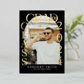 Ankündigung des modernen Boho Arch Foto Abschluss (Stehend vorne)