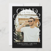 Ankündigung des modernen Boho Arch Foto Abschluss (Vorderseite)