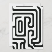 Ankündigung des modernen Boho Arch Foto Abschluss (Rückseite)