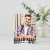 Ankündigung des modernen Coolen Abschlusses Foto (Stehend Vorderseite)