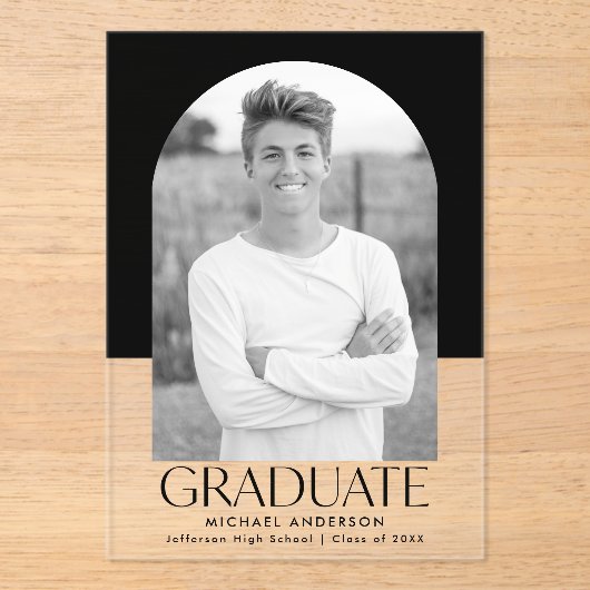 Ankündigung des modernen Farbblockes Akryllischer  (Vorderseite)