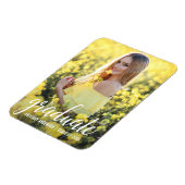 Ankündigung des modernen Foto Abschluss W Magnet (Linke Seite)