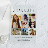 Ankündigung des modernen Foto Akryllische Abschlus