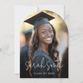 Ankündigung des modernen Fotos Abschluss (Vorderseite)