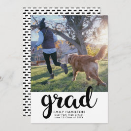 Ankündigung des modernen Fotos Abschluss