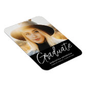 Ankündigung des modernen Fotos Abschluss Magnet (Rechte Seite)