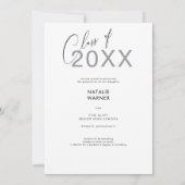 Ankündigung des modernen Fotos Black & White Grad (Rückseite)