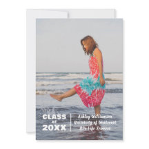 Ankündigung des modernen Fotos Class 20XX Abschlus