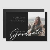 Ankündigung des Modernen Fotos Classic Black Gradu (Vorne/Hinten)