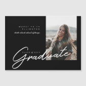 Ankündigung des Modernen Fotos Classic Black Gradu (Vorderseite)