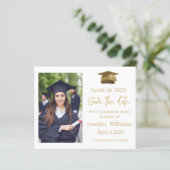 Ankündigung des modernen Fotos Save the Date Absch (Stehend Vorderseite)