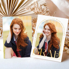 Ankündigung des modernen Gold Foto Abschluss