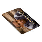 Ankündigung des modernen Gold Overlay-Foto-Abschlu Magnet (Rechte Seite)