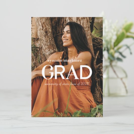 Ankündigung des modernen GRAD-Foto-Abschlusses (Stehend Vorderseite)