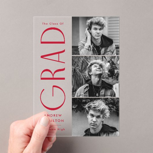 Ankündigung des modernen Grad Foto Akryllische Abs (Insitu (Handheld))