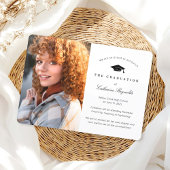 Ankündigung des modernen Graduate Foto Abschluss