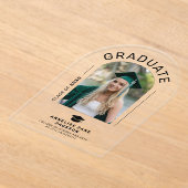 Ankündigung des modernen Graduiertenarch-Foto-Absc (Ablage )