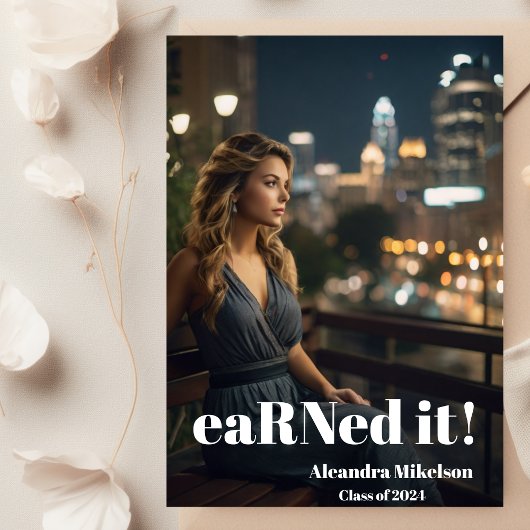 Ankündigung des modernen Minimalistischen Abschlus