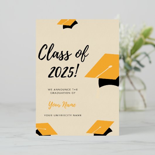 Ankündigung des modernen Minimalistischen Abschlus (Stehend vorne)