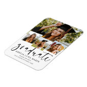 Ankündigung des modernen Minimalistischen Abschlus Magnet (Linke Seite)