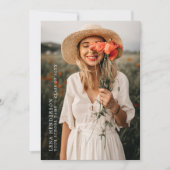 Ankündigung des modernen Minimalistischen Fotos Ab (Vorderseite)