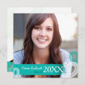 Ankündigung des modernen Paisley Abschluss Foto (Vorne/Hinten)