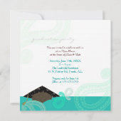 Ankündigung des modernen Paisley Abschluss Foto (Rückseite)