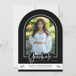 Ankündigung des modernen Schwarz-weißen Fotos Absc