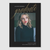 Ankündigung des modernen Script Graduate Abschluss (Vorderseite)