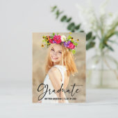 Ankündigung des modernen Tintenpatronen-Abschlusse Postkarte (Stehend Vorderseite)