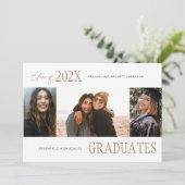 Ankündigung des modernen Trio Multi-Foto-Abschluss (Stehend Vorderseite)