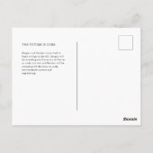 Ankündigung des modernen Trio Multi-Foto-Abschluss Postkarte (Rückseite)