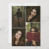 Ankündigung des modernen und kühlen Abschlusses (Rückseite)