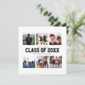 Ankündigung des modernen White Foto Collage Abschl (Stehend Vorderseite)