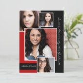 Ankündigung des modischen Graduate Four Foto (Stehend Vorderseite)