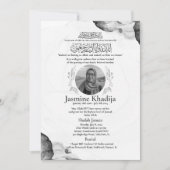 Ankündigung des muslimischen Todes Frau Janaza Geb (Vorderseite)