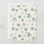 Ankündigung des neuen Fotos zur Adoption von Welpe (Rückseite)